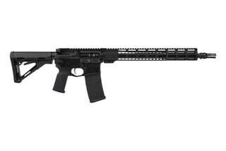 Evolve Weapons Systems 5.56 NATO E15 Standard AR-15 Rifle features a 16in barrel and free float handguard